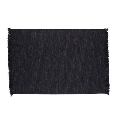 Bloomsbury Market Flatweave Black Rug Uk