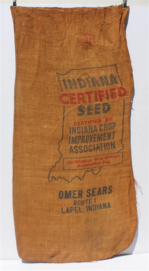 Lot Indiana Certified Seed 100 Lbs