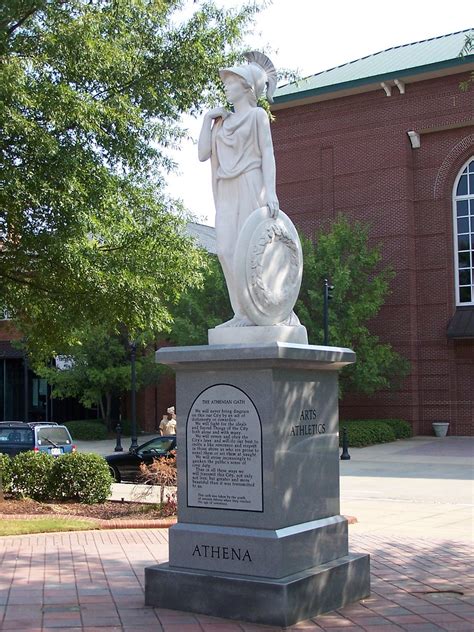 Athena Statue Athens Georgia J Stephen Conn Flickr