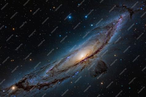 Premium Photo Photo Milky Way Galaxy Colliding With Andromeda Galaxy