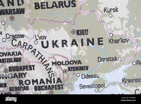 Kiev On Map Hi Res Stock Photography And Images Alamy