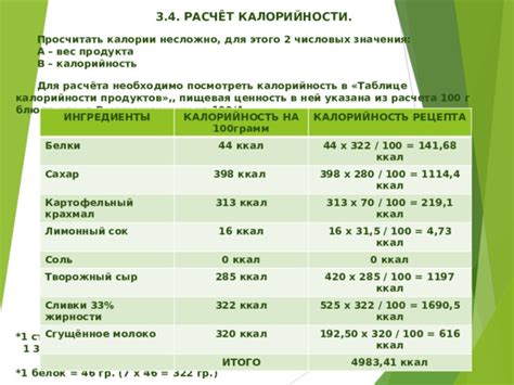 Математика в кулинарии