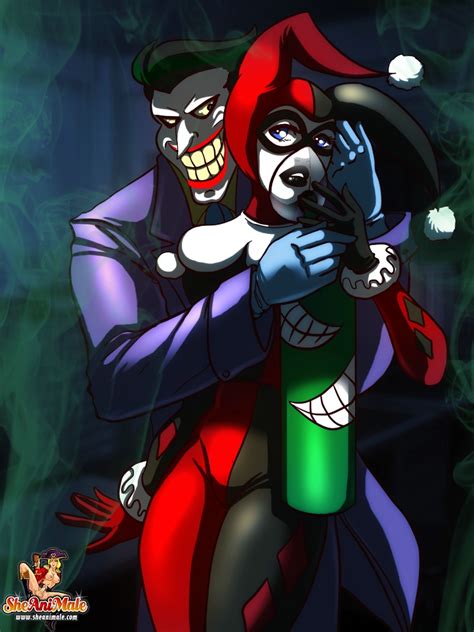 Shemale Harley Quinn Uses Her Monster Dick To Fuck Badass Joker In The Ass CoedCherry