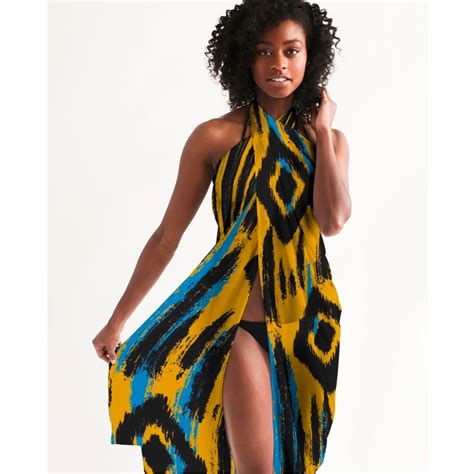 SWIMSUIT COVER UP Boho Sarong Cover Up Bikini Coverup Sheer Coverup Beach Sarong Sheer