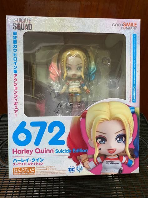 672 Nendoroid Harley Quinn Suicide Edition Hobbies Toys Toys