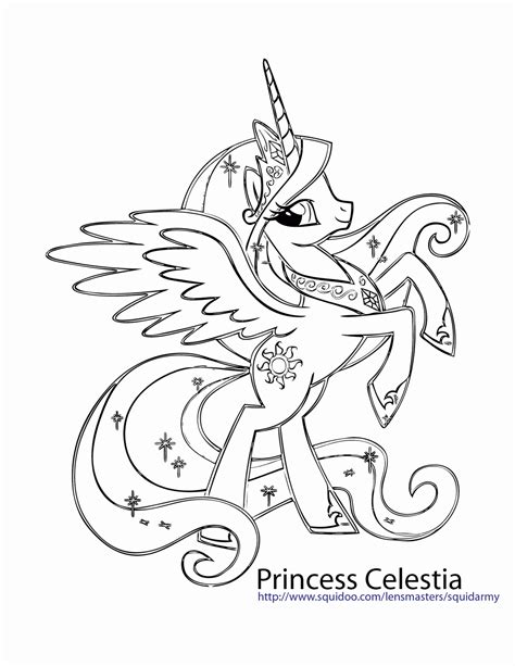 Free My Little Pony Coloring Pages Princess Celestia, Download Free My ...