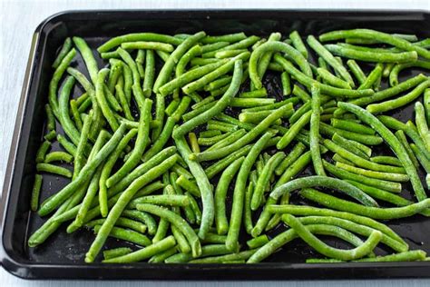 Roasted Frozen Green Beans With Feta And Lemon Karinokada