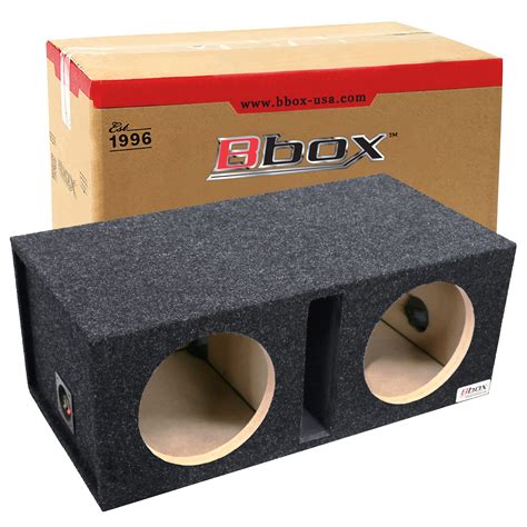 Bbox Dual Vented 10 Inch Subwoofer Enclosure Pro Audio Tuned Dual Car