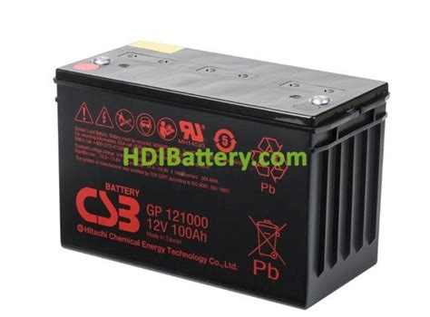 Bater A De Plomo Csb Battery Gp Voltios Amperios