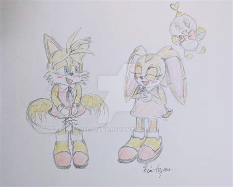 Tails and Cream Sketch by Kei-Ayano on DeviantArt