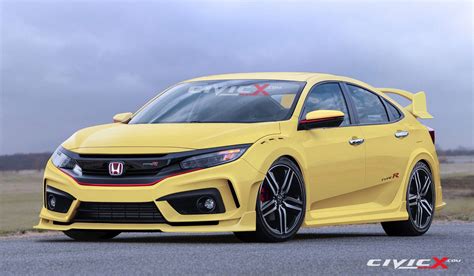 Civicx Imagines 2017 Honda Civic Type R Hatchback Prototype