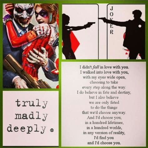 Joker Love Quotes To Harley Quinn