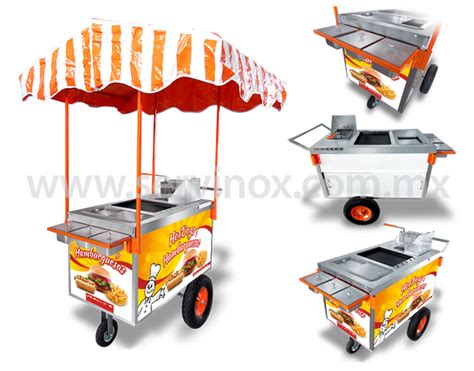 Inicia Hoy Tu Negocio Con El Carrito Para Hot Dogs Y Hamburguesas