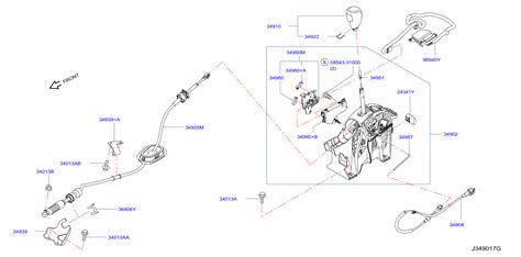 2022 Nissan Frontier Shift Interlock Solenoid 34950 4ba1b Genuine Nissan Part