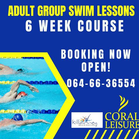 ADULT SWIMMING LESSONS @ KILLARNEY SPORTS & LEISURE CENTRE