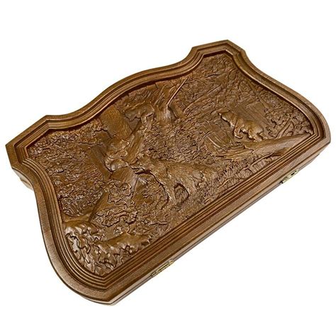 Нарды мини "Мишки в лесу", бук, 35 х 22 х 5 см