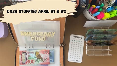 Cash Stuffing 520 April W1 W2 NZ Cash Stuffer Cashbudgeting