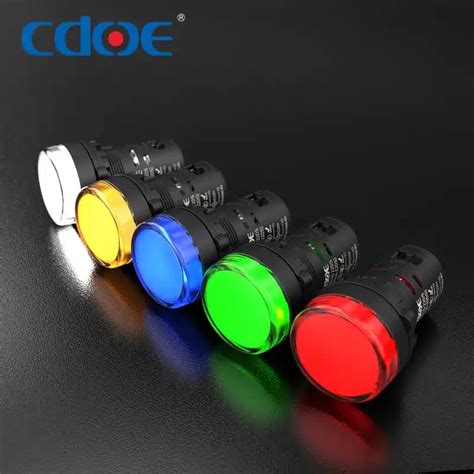 indicator lights types benefits  color meaning cdoe pushbutton