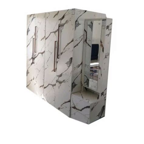 Plywood Bedroom Wardrobe With Mirror With Locker At Rs 25000 Piece In