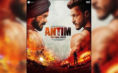 Antim The Final Truth First Poster Out Salman Khan And Aayush Sharmas