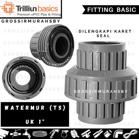 Jual WATERMUR PVC TS TRILLIUN 1 Watermoor W Mur Pvc Union Socket