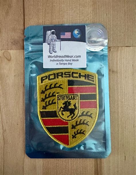 Porsche Patch Vintage And Modern Style Embroidered For Iron On Application Ebay