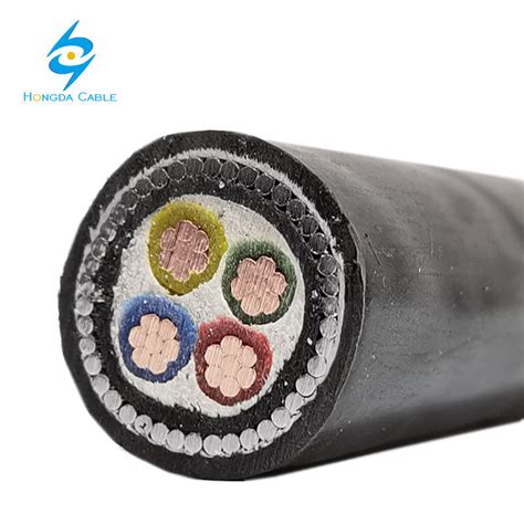 25mm 4 Core Multi Core XLPE Copper Steel Wire Armoured Swa Cable 25mm