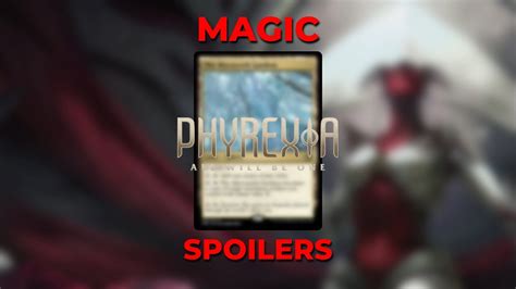 Magic Spoilers Phyrexia All Will Be One The Mycosynth Gardens Youtube