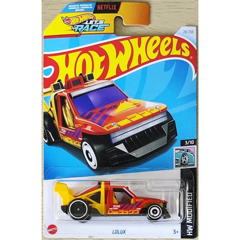 Hot Wheels Lolux Hw Fantasy Modified Drag Strip Trucks Netflix Let S Race Shopee Malaysia