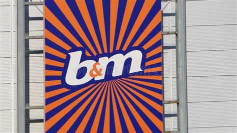 B M Bargains Sign In Larne Co Antrim Northern Ireland Editorial Image