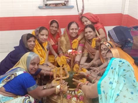 Lord Shiva Was Dressed As A Bridegroom With Turmeric Ceremony Mehndi