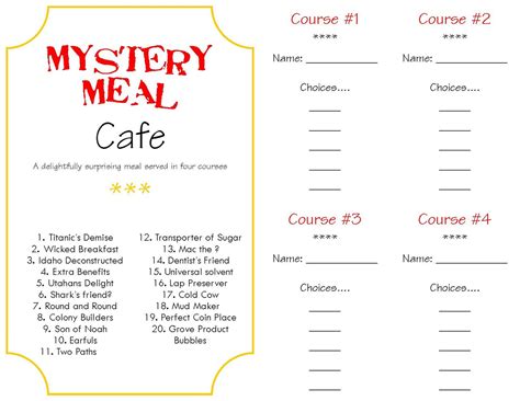 Make a Memory {Mystery Dinner} - A Little Tipsy