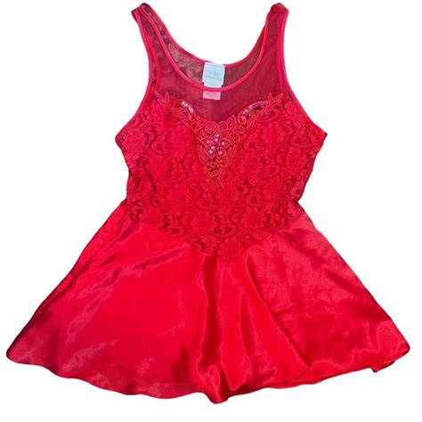 Vintage Lace Mesh Babydoll Lingerie Top Size Depop