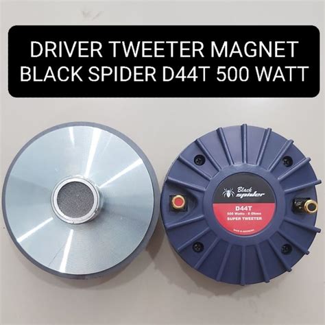 Jual Blackspider Driver Tweeter D T Watt Super Twiter Black Spider