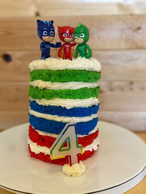Naked Coloured Pj Mask Cake Artofit