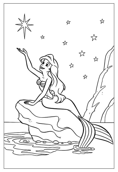 Desenhos da Princesa Ariel para Colorir - Tudo Para Colorir