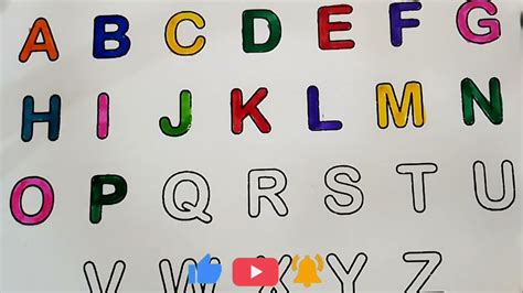 A For Apple B For Ball C For Cat Ll Writing Alphabet From Atoz Ll Learn