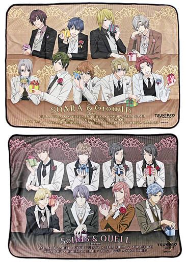 駿河屋 全2種セット ブランケット 「アニくじ Tsukipro The Animation ツキプロ・ジ・アニメーション 」 A賞