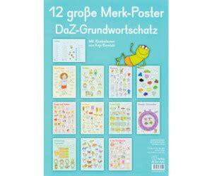 Verlag an der Ruhr 12 große Merk Poster DaZ Grundwortschatz ab 14 95