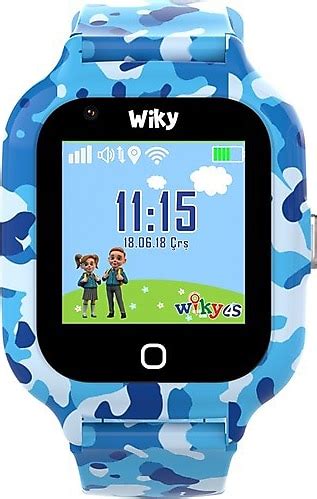 Wiky Watch 4S Akıllı Mavi Kamuflaj Çocuk Saati Fiyatları Özellikleri