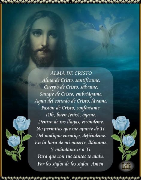 ® Blog Católico Gotitas Espirituales ® OraciÓn De Alma De Cristo