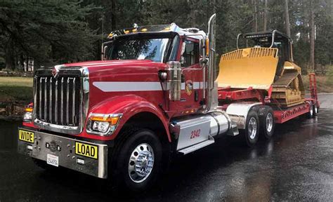 Cal Fire Receives New Dozer And Transport Wildfire Today