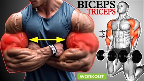 Biceps And Triceps Superset Workout At Gym Youtube