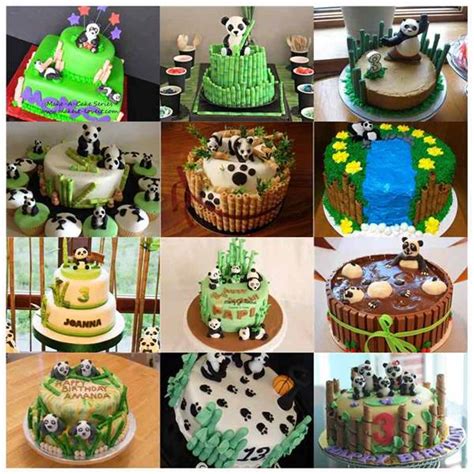 16 Creative Bamboo And Panda Cake Diy Ideas