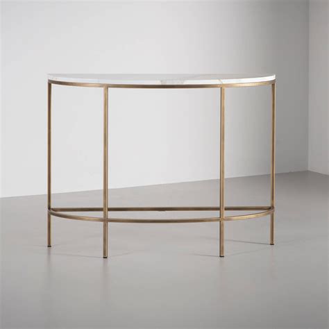 Madison Demi Lune Console Table Modern Furniture By Tom Faulknertom