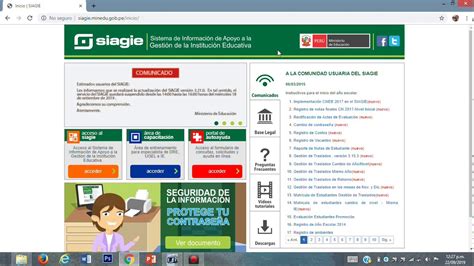 Registro De Calificaciones Por Periodo 2019 Siagie Youtube