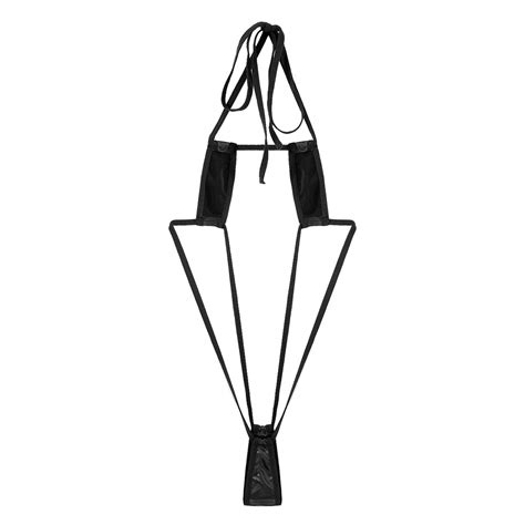 De Damen Metallic Micro Monokini Badeanzug Gl Nzend Bikini Slingshots Bademode Ebay