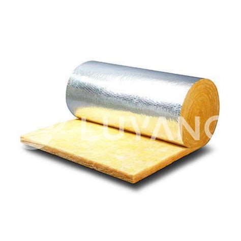 Luyang Thermal Insulation Glass Wool Blanket Felt With Aluminum Foil