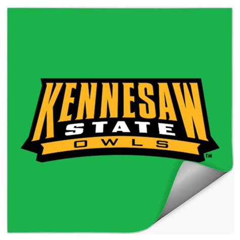 Kennesaw State Owls Word Mark Stickers Sold By Unrelated Clam Sku