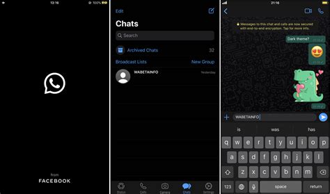 Whatsapp Beta Para Iphone Libera Modo Escuro Aos Usu Rios Tecnoblog